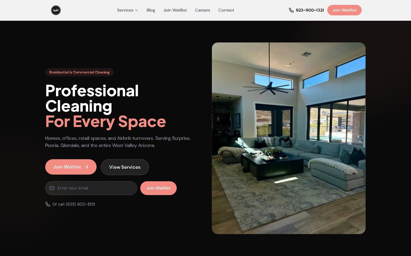 Live screenshot of Spiff Pros (spiffpros.com)
